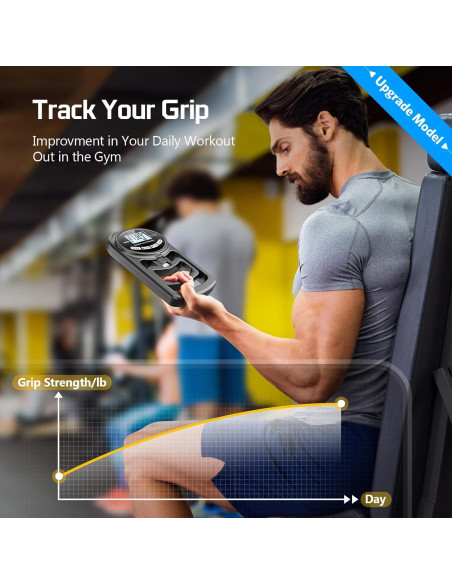 Dinamómetro Electrónico Hichor para Fuerza de Agarre 120 kg