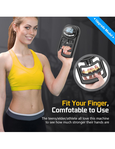 Dinamómetro Electrónico Hichor para Fuerza de Agarre 120 kg