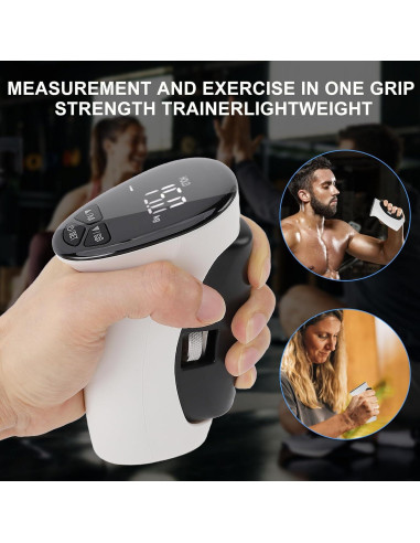 Dinamómetro de Mano Electrónico Brrnoo 90kg con LED