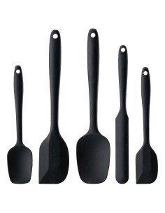 Juego de Espátulas de Silicona Hoewina 5 Piezas Resistente al Calor