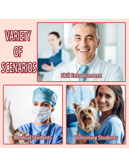 Kit de Práctica de Sutura 3 Piezas ZongHan - Almohadillas Reutilizables