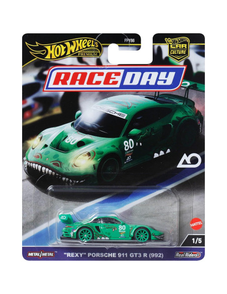 Coche de Juguete Hot Wheels Premium Porsche 911 GT3 R 1:64 Coche de Juguete Hot Wheels Premium Porsche 911 GT3 R 1:64