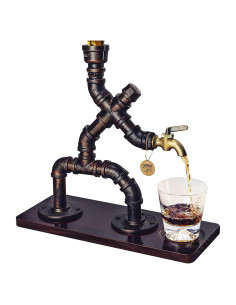 Dispensador de Licor Hecho a Mano Vida Brillante - Estilo Rústico