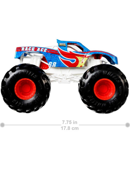 Camión de Juguete Hot Wheels Monster Trucks 1:24 para Niños
