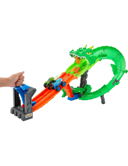 Juego de Destrucción Dragones Hot Wheels Camiones Monstruo 1:64 Juego de Destrucción Dragones Hot Wheels Camiones Monstruo 1:64