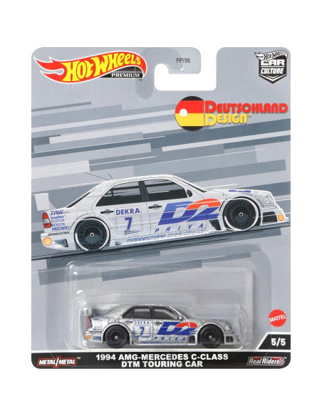 Hot Wheels Car Culture Circuit Legend 1994 AMG Mercedes C-Class 1:64