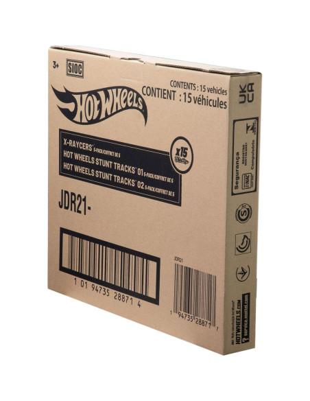 Paquete de 5 coches Hot Wheels a escala 1:64 - 15 vehículos temáticos Paquete de 5 coches Hot Wheels a escala 1:64 - 15 vehículos temáticos