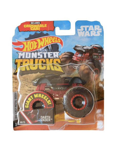 Hot Wheels Monster Trucks Darth Vader 1:64 Metal Fundido