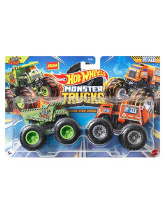 Hot Wheels Monster Trucks Duplicados de Demolición Set 2 Camiones 1:64