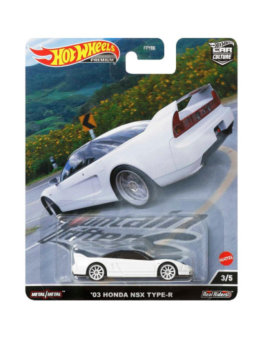 Hot Wheels Circuit Legends Vehículo a Escala 1:64 '03 Honda NSX Type-R