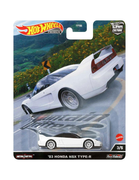 Hot Wheels Circuit Legends Vehículo a Escala 1:64 '03 Honda NSX Type-R