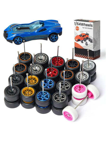 Kit de Ruedas y Neumáticos 1:64 SUNFATT para Hot Wheels Kit de Ruedas y Neumáticos 1:64 SUNFATT para Hot Wheels
