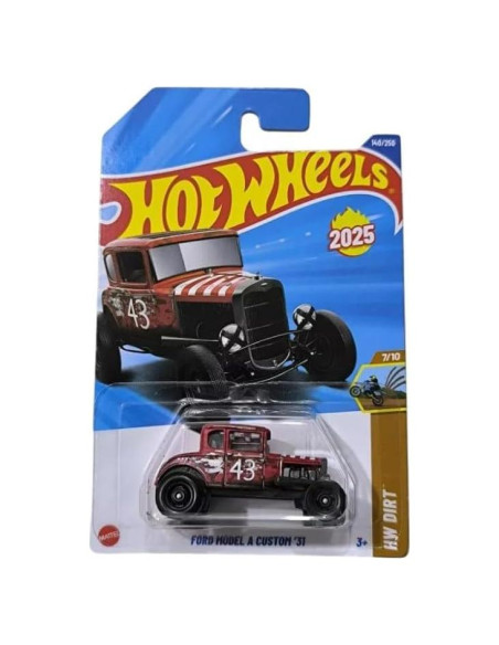 Hot Wheels Ford Model A Custom '31 Rojo 1:64 Diecast