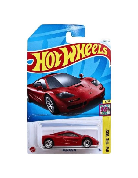 Hot Wheels McLaren F1 Rojo 1:64 Escala Coche de Fundición