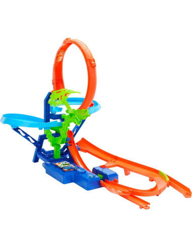 Juego de Pista de Autos Hot Wheels Acrobacias con Impulsor