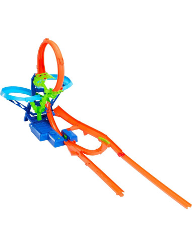 Juego de Pista de Autos Hot Wheels Acrobacias con Impulsor