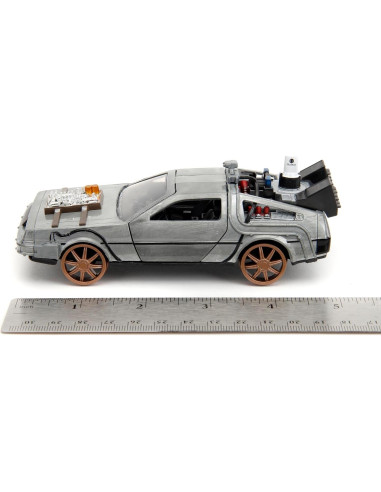 Modelo De Vuelta al Futuro III 1:32 Jada Toys Máquina del Tiempo