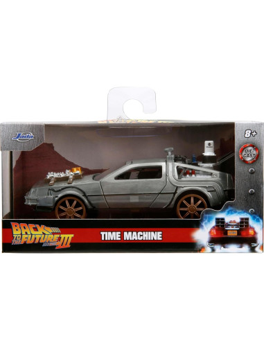 Modelo De Vuelta al Futuro III 1:32 Jada Toys Máquina del Tiempo