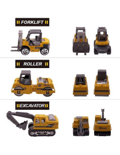 Juego de Vehículos de Construcción KEXIAO - 6 Piezas para Niños 2