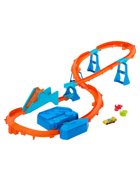 Juego de Pista de Autos Hot Wheels Deluxe con Impulsor 1:64