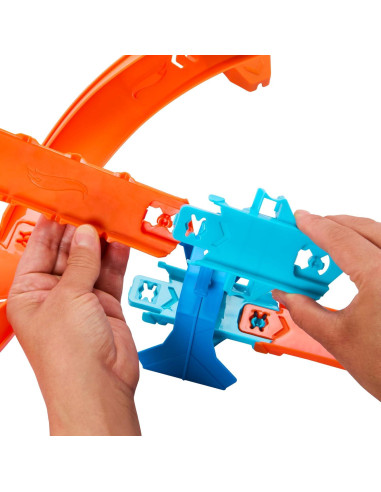 Juego de Pista de Autos Hot Wheels Deluxe con Impulsor 1:64