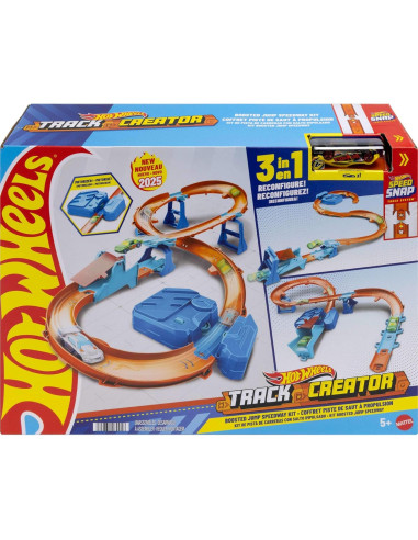 Juego de Pista de Autos Hot Wheels Deluxe con Impulsor 1:64
