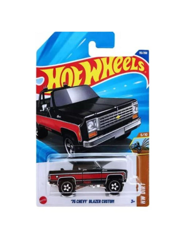 Hot Wheels Chevy Blazer Custom 1975 Negro 115/250 HW Dirt