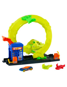 Set de Juego Hot Wheels Ataque Espiral de Serpiente con Auto 1:64