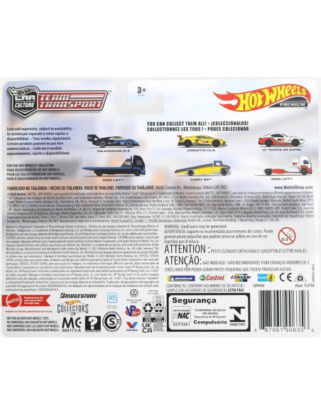 Hot Wheels Toyota GR Supra Aero Lift - Team Transport 1:64