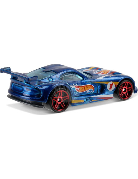 Hot Wheels SRT Viper GTS-R 2016 1:64 Azul con Rayas