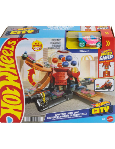 Set de Juego Hot Wheels Tienda de Dulces con Auto 1:64