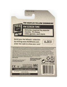 Hot Wheels Submarino Amarillo Los Beatles 1:64 Mattel 2