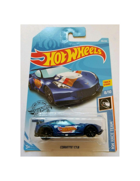 Hot Wheels Corvette C7.R 2019 Escala 1:64 Azul