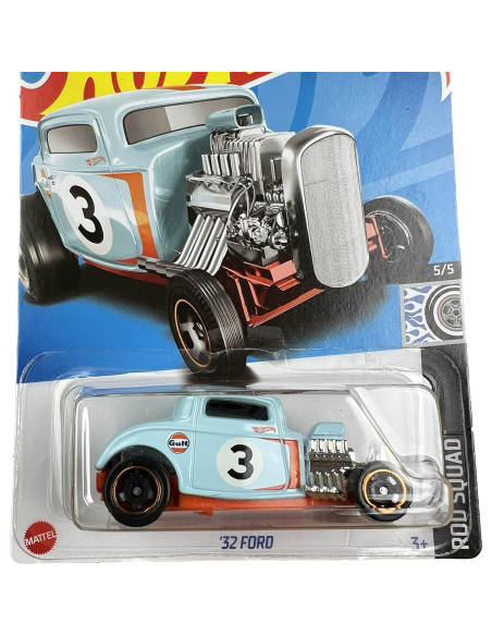 Hot Wheels 2022 - '32 Ford Gulf Blue - Escala 1:64 Die Cast