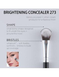 Brocha de Corrector Iluminador ENERGY 273 - Cerdas Suaves 2