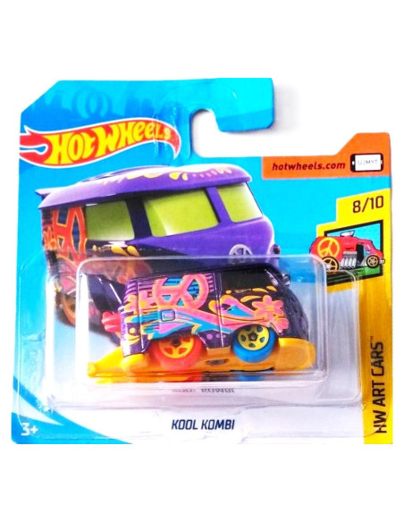 Hot Wheels Kool Kombi Art Cars 1:64 Coleccionable Morado