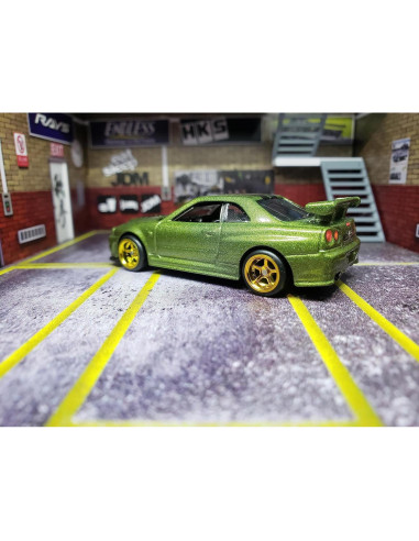 Conjunto de Ruedas Neumáticos Mixtos 4DOBBY para Autos 1:64