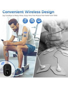 Unidad TENS Inalámbrica KingPavonini U8PRO, Estimulador Muscular 2