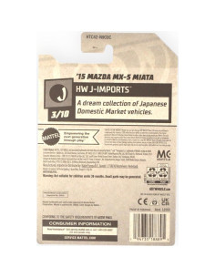 Coche Hot Wheels 1:64 Mazda MX-5 Miata Verde 2024 2