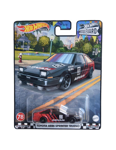 Hot Wheels Toyota AE86 Sprinter Trueno Premium 17.78cm