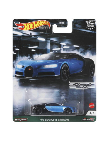 Hot Wheels Bugatti Chiron 1:64 Mattel - Colección Premium