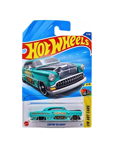 Hot Wheels 53 Chevy Teal Personalizado 1:64 Mattel