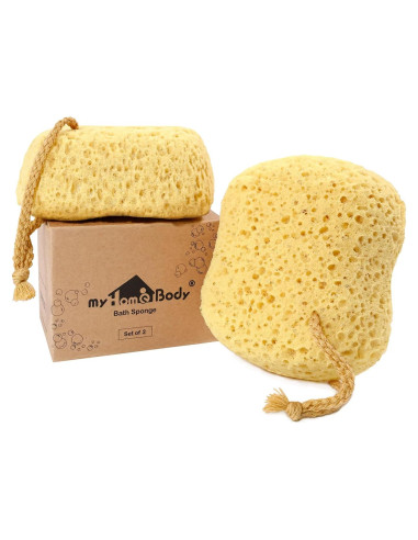 Esponja de Baño Exfoliante MyHomeBody Curvada - 2 Piezas