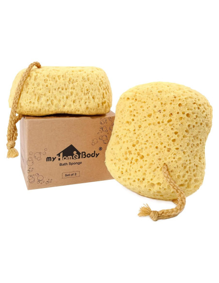 Esponja de Baño Exfoliante MyHomeBody Curvada - 2 Piezas