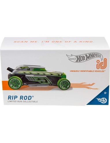 Hot Wheels id Rip Rod - Vehículo de Carreras 10 cm - Mattel