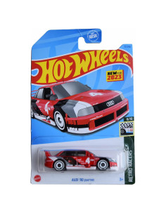 Hot Wheels Audi '90 Quattro Escala 1:64 Mattel Rojo