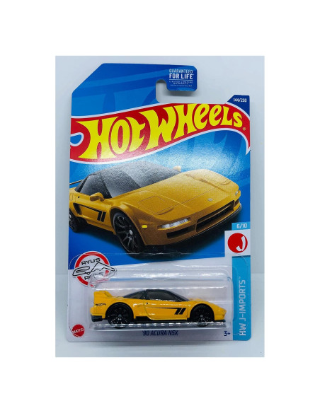 Hot Wheels 2022 Acura NSX Amarillo 1:64 Die Cast Nuevo