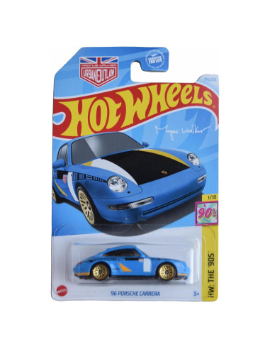 Hot Wheels Porsche Carrera '96 Azul 1:64 Mattel
