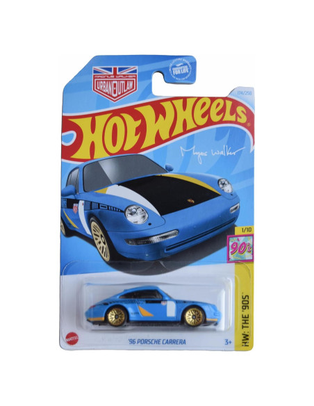 Hot Wheels Porsche Carrera '96 Azul 1:64 Mattel