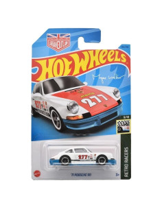 Hot Wheels Porsche 911 '71 Blanco 2023 Escala 1:64 Coleccionable